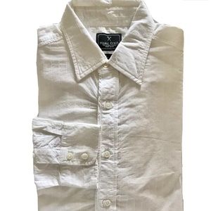 Marc Ecko Men’s Long Sleeve Dress Shirt  White M